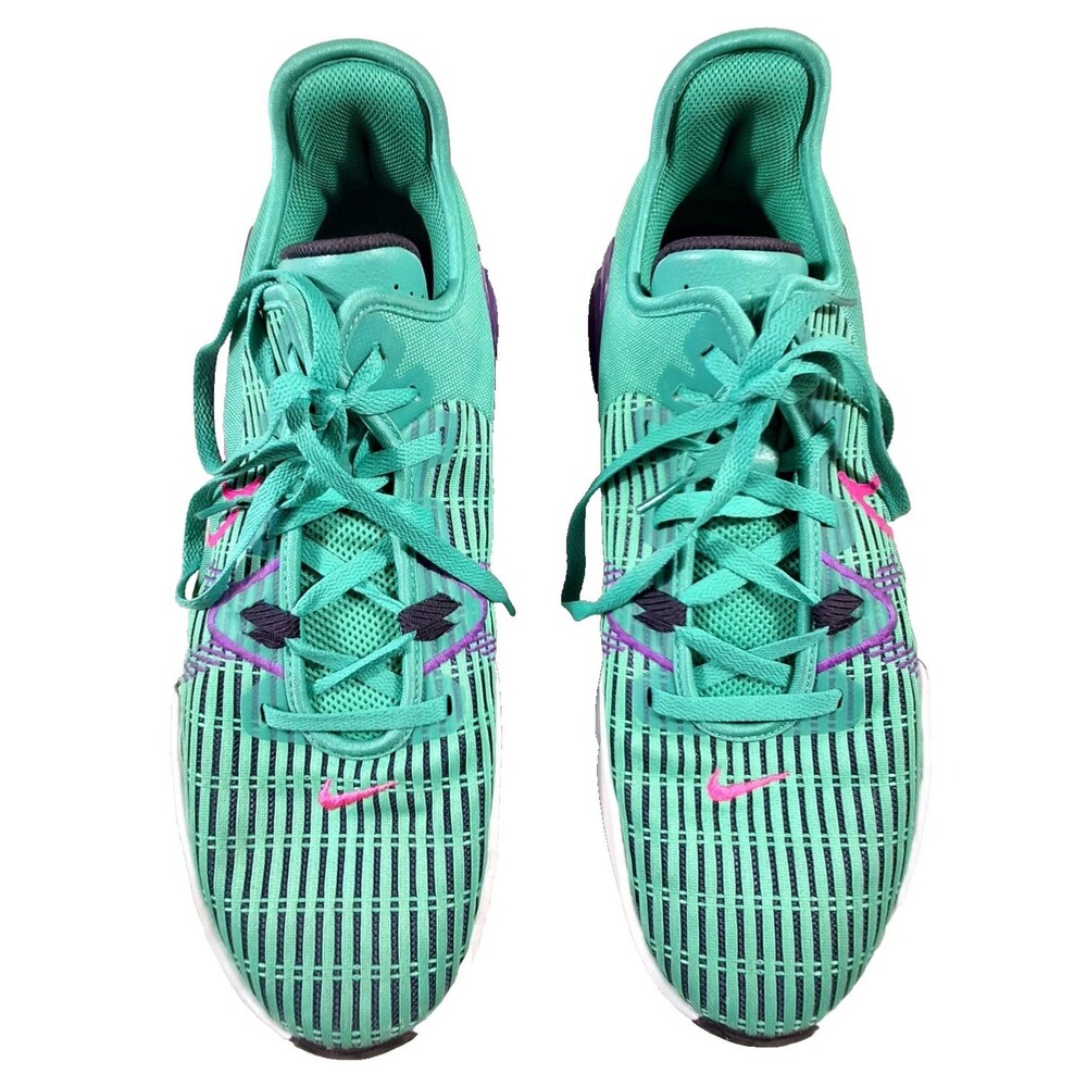 Nike LeBron Witness 6 CZ4052-300 Men's Size 14 Emerald Berry Basketball Shoes